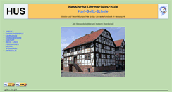 Desktop Screenshot of hess-uhrmacherschule.de