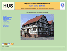 Tablet Screenshot of hess-uhrmacherschule.de